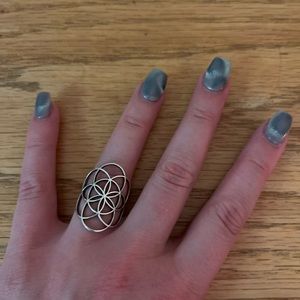 Flower of life ring